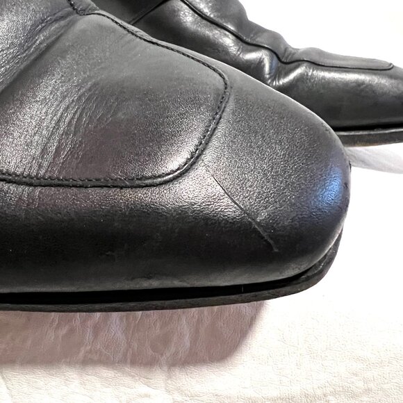 Gucci 114416 GG Leather Moccasi Lifford Loafers black UK 11.5 D US 12 mens shoes - Picture 11 of 15